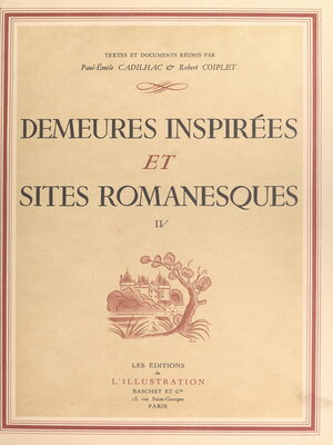 cover image of Demeures inspirées et sites romanesques (4)